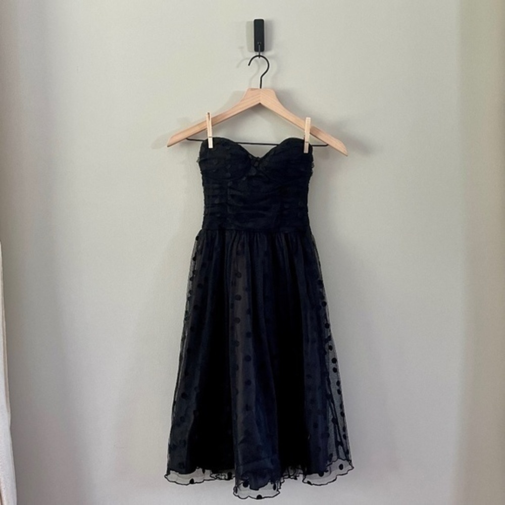 Modcloth Vintage Strapless A-line Dress